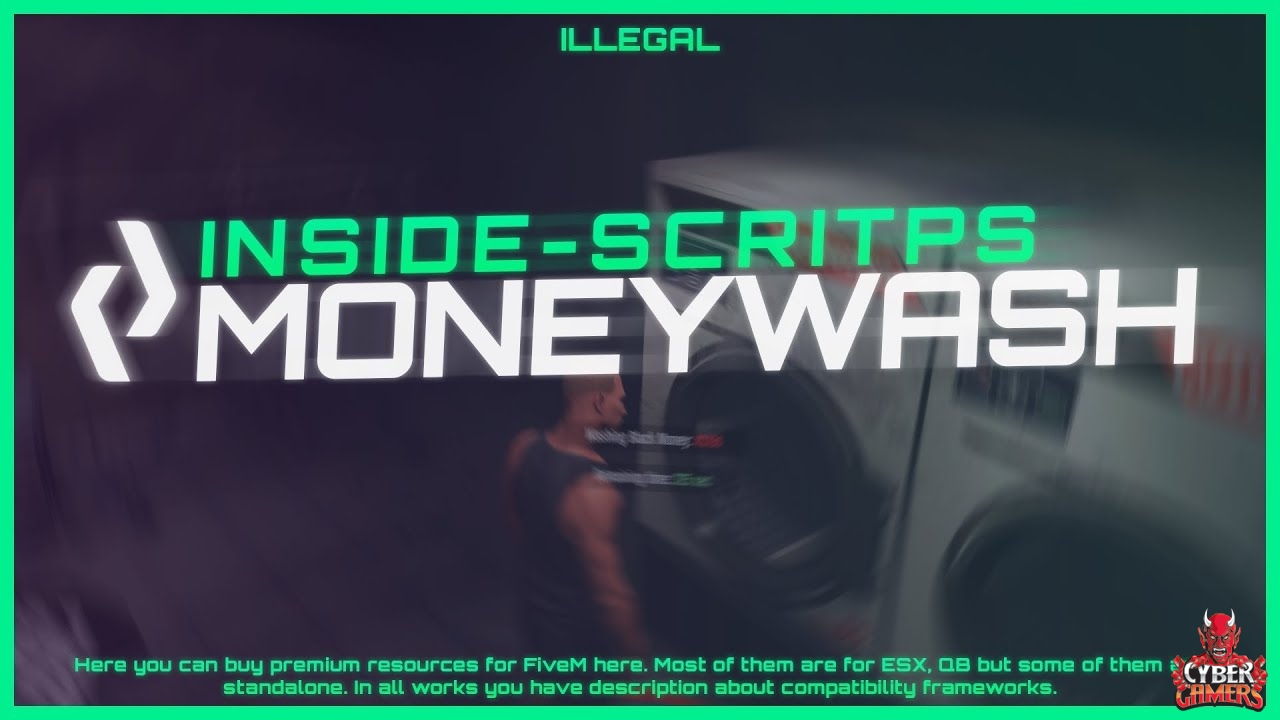 Money Wash (Money Laundering by Car or Washing Machine)